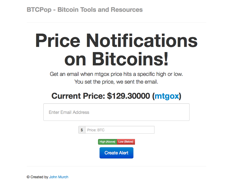 BTCPop - Bitcoin Notifiction